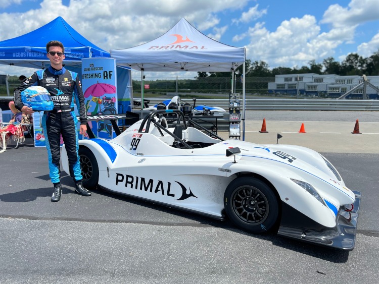 The sports car for Primal Racing at Atlanta Motorsports Park.