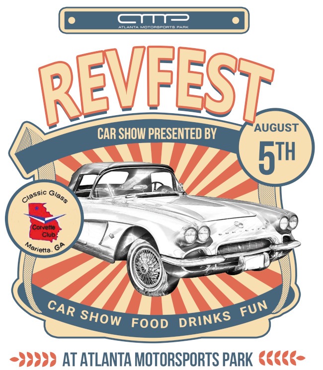 REVFEST event logo from Classic Glass Corvette club