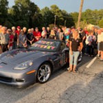 Wife receiving a Corvette for her birthday
