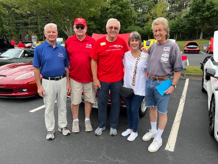 Members of the Peach State Corvette Association.