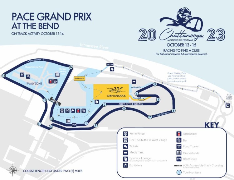 The Pace Grand Prix at the Bend road course.