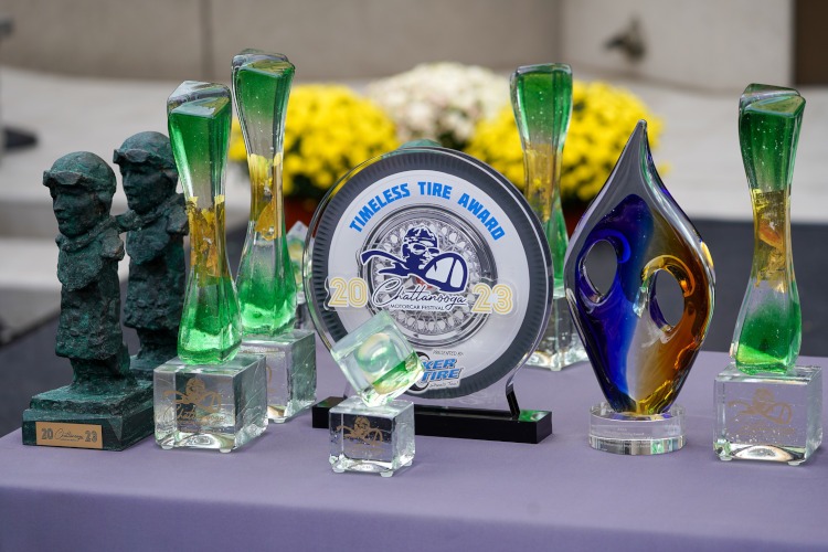 Trophies at the Chattanooga Motorcar Festival