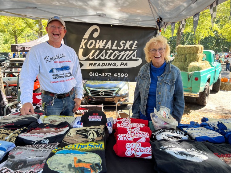 Members of the Kowalski Customs Racing Team at a car show in Roswell, Ga.