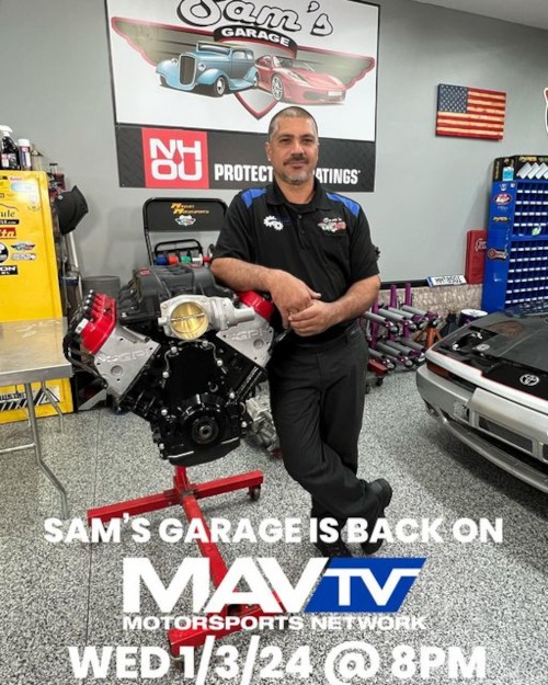 Promo for Sam's Garage on MAV TV network.