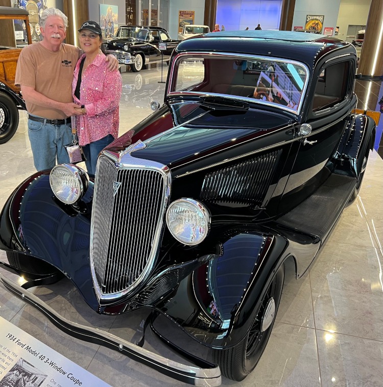 A vintage car at the Savoy Automobile Museum.